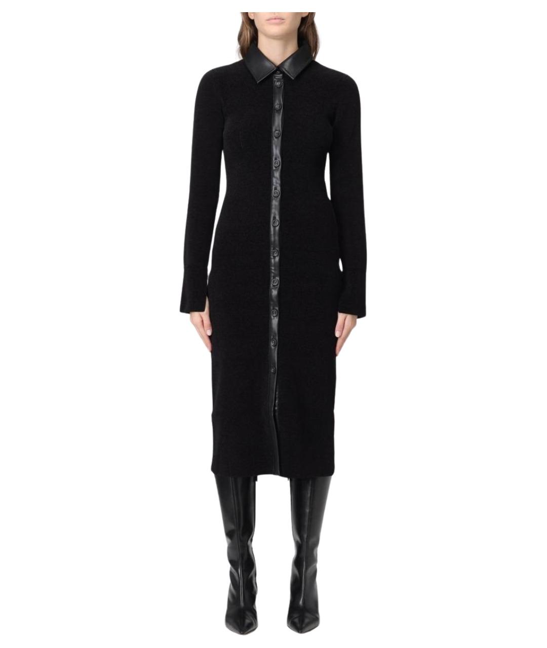 PATRIZIA PEPE Черное повседневное платье, фото 1