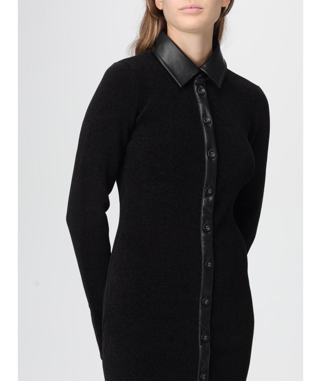 PATRIZIA PEPE Черное повседневное платье, фото 3