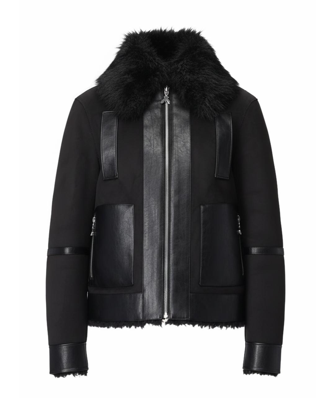 PATRIZIA PEPE Черная полиэстеровая дубленка, фото 1