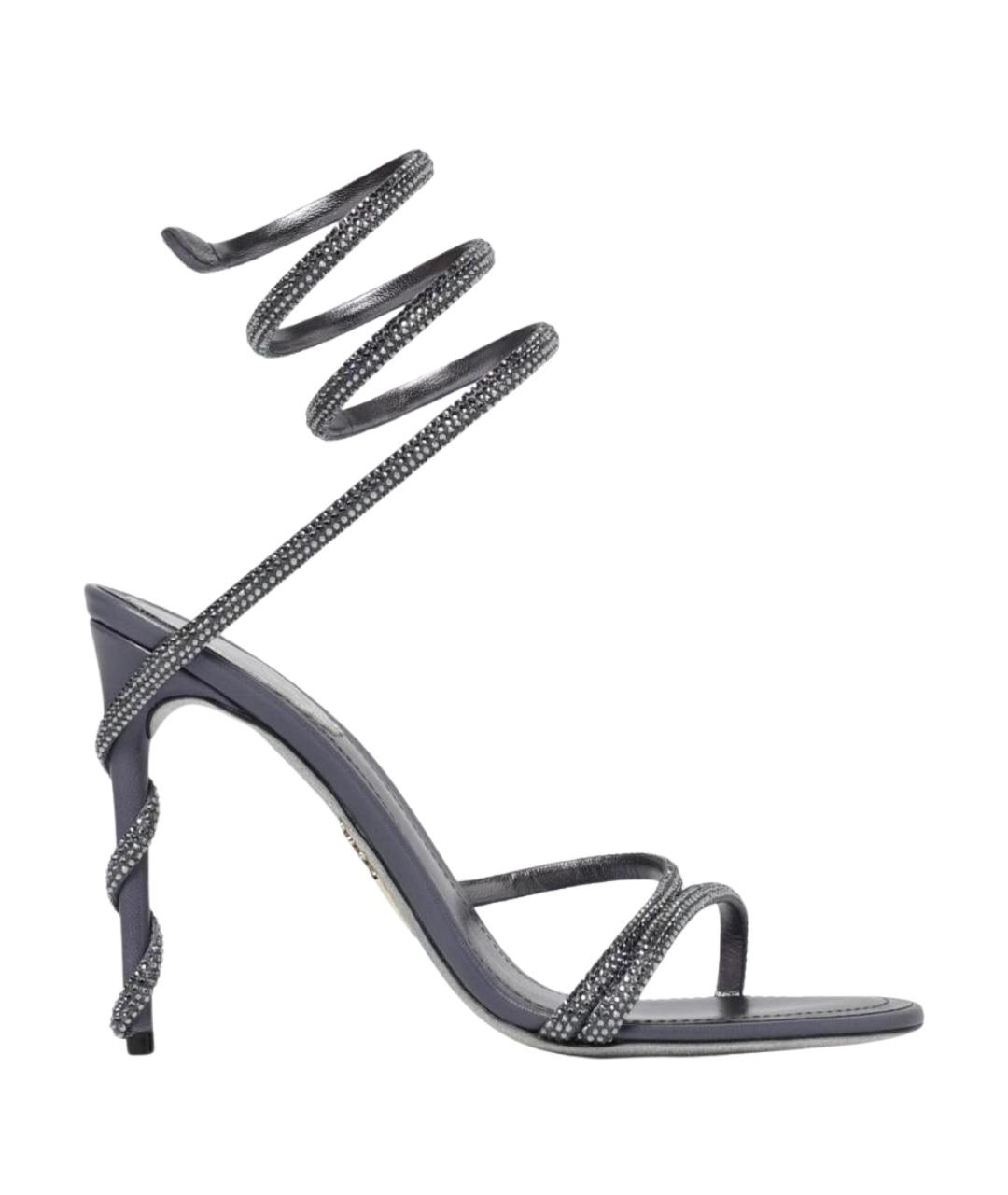 RENE CAOVILLA Мульти текстильные босоножки, фото 1