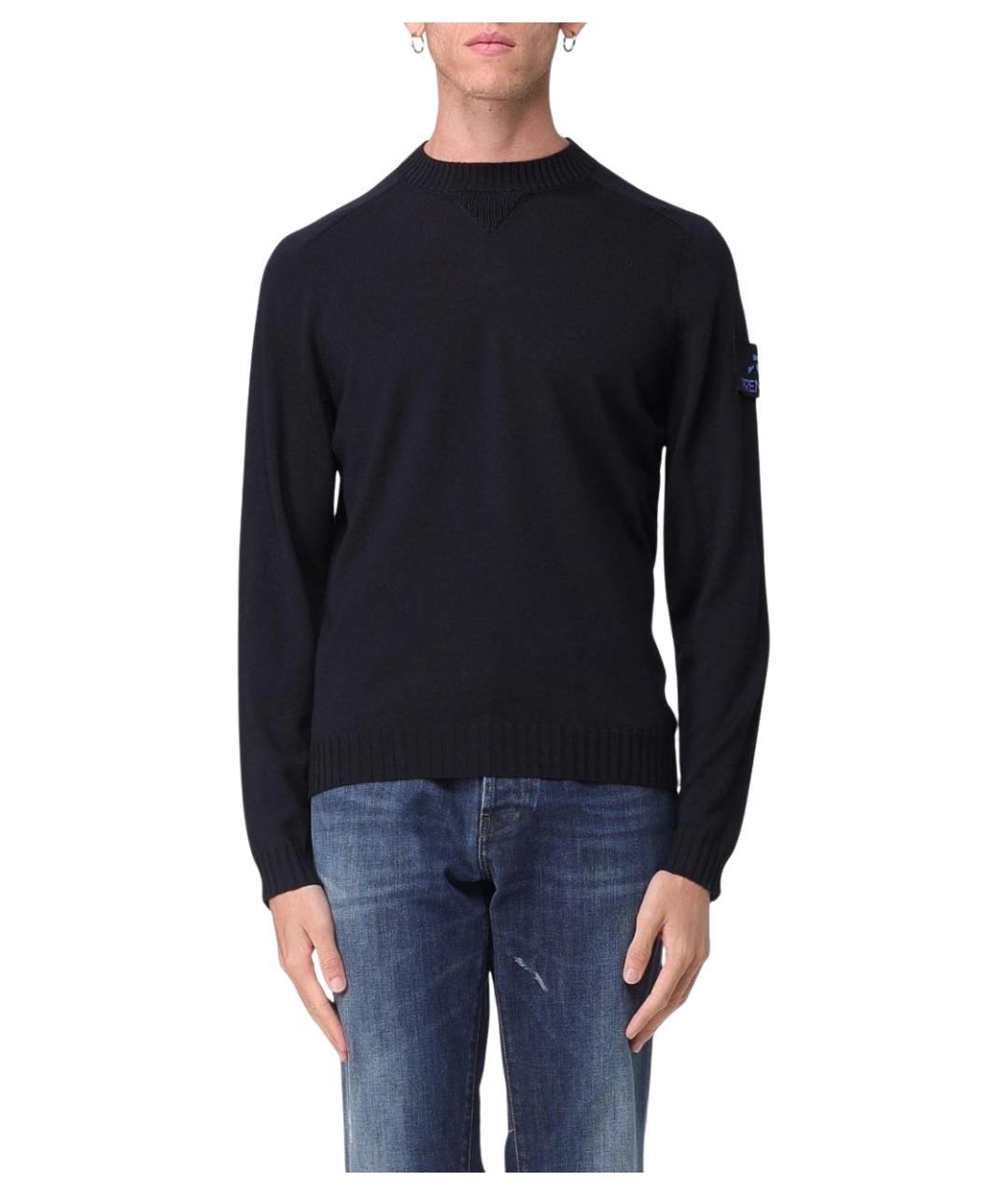 PREMIATA Синий шерстяной джемпер / свитер, фото 1