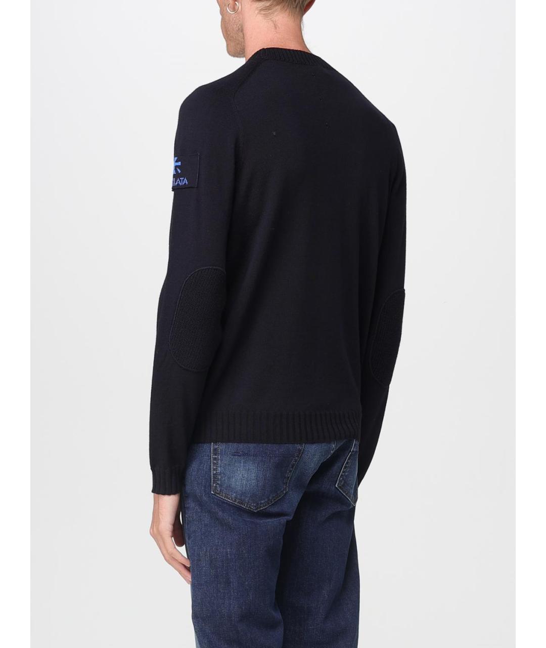 PREMIATA Синий шерстяной джемпер / свитер, фото 2
