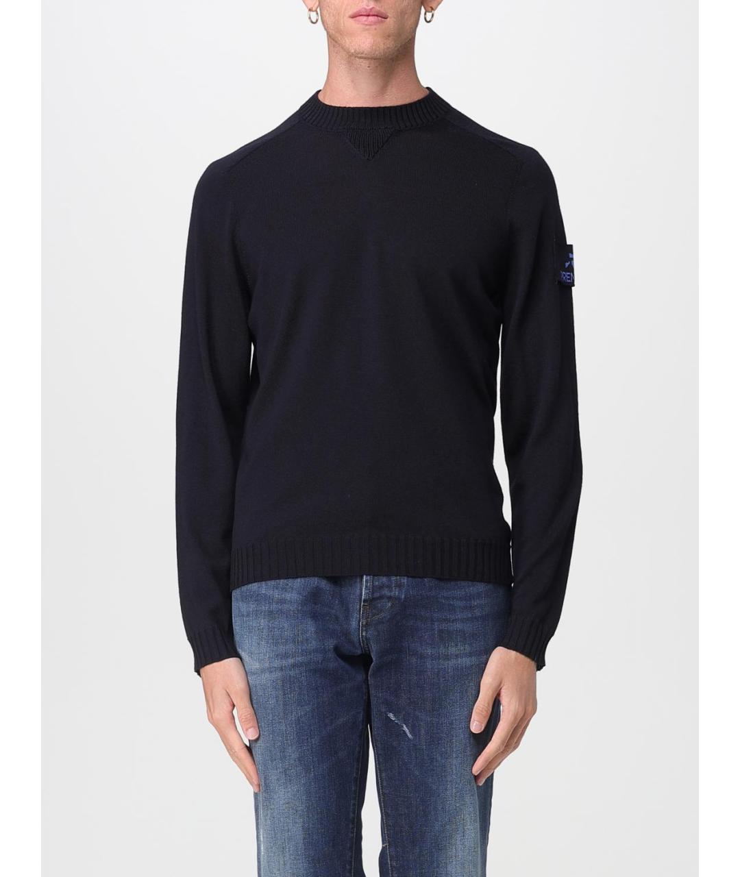 PREMIATA Синий шерстяной джемпер / свитер, фото 4