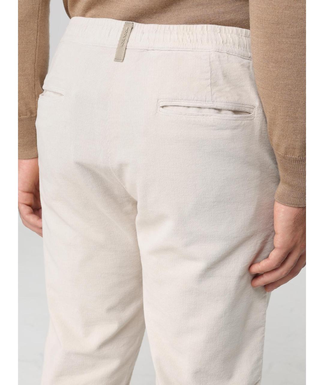 WOOLRICH Бежевые хлопковые повседневные брюки, фото 3