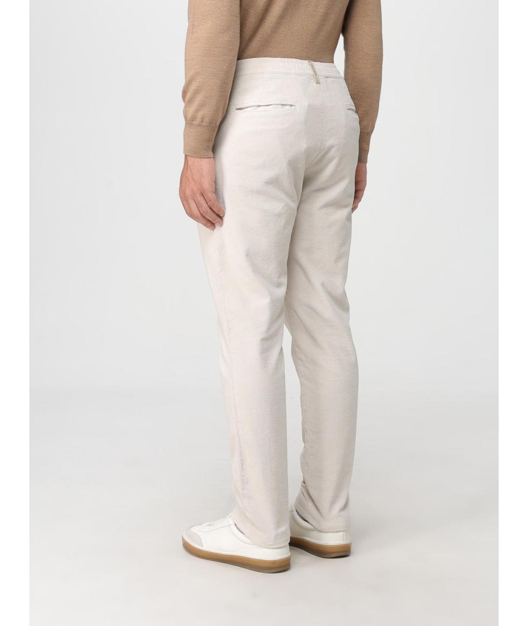 WOOLRICH Бежевые хлопковые повседневные брюки, фото 2