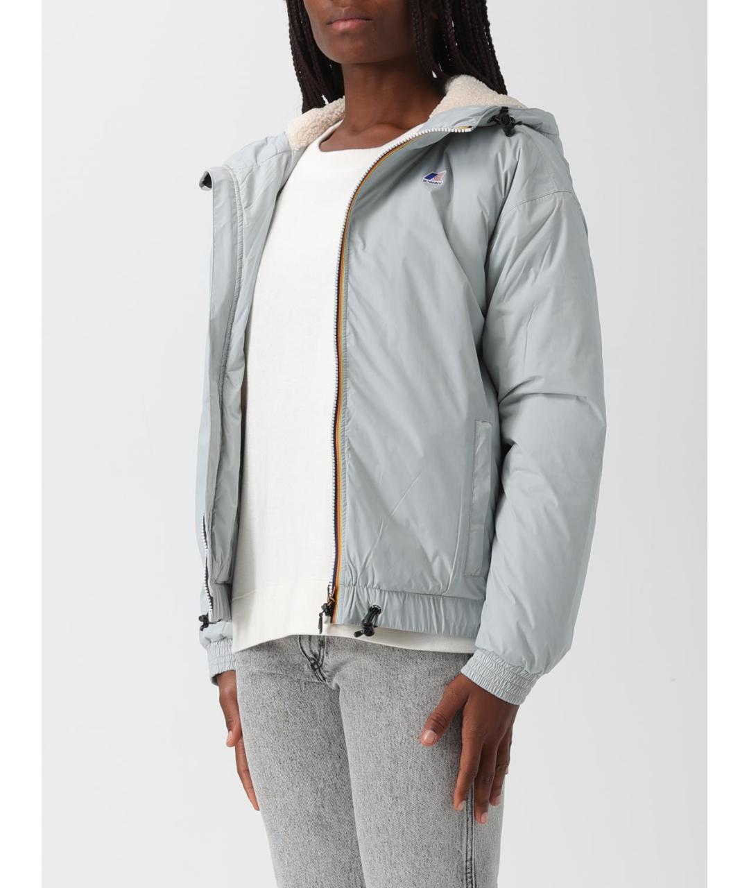 K-WAY Серая полиамидовая куртка, фото 3