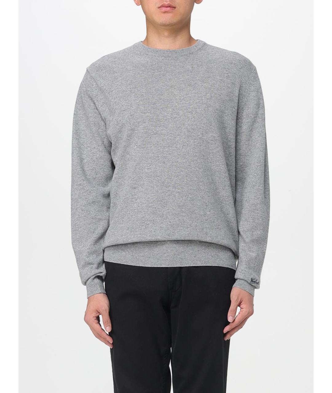 WOOLRICH Серый шерстяной джемпер / свитер, фото 4