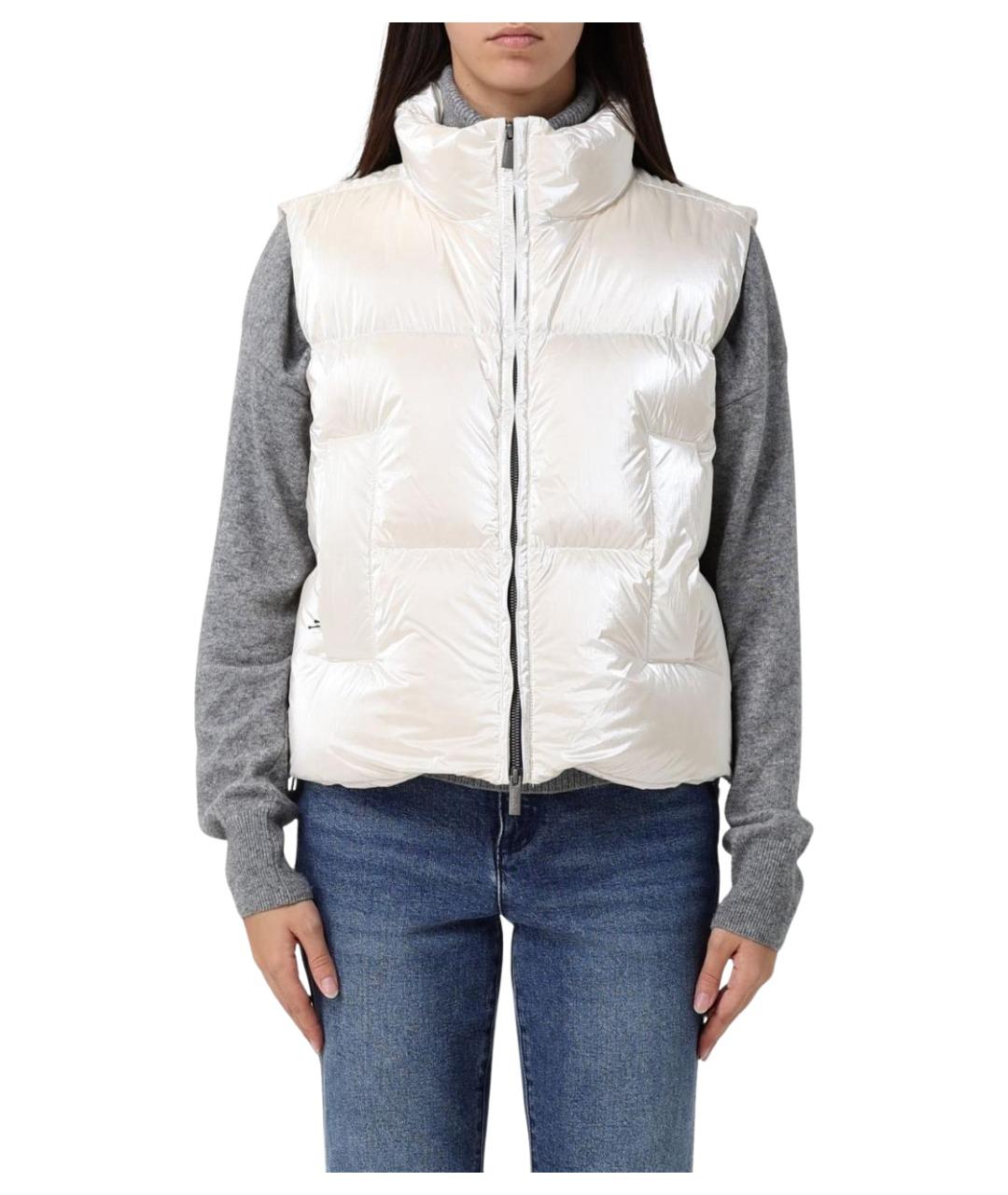 K-WAY Белый полиэстеровый жилет, фото 1