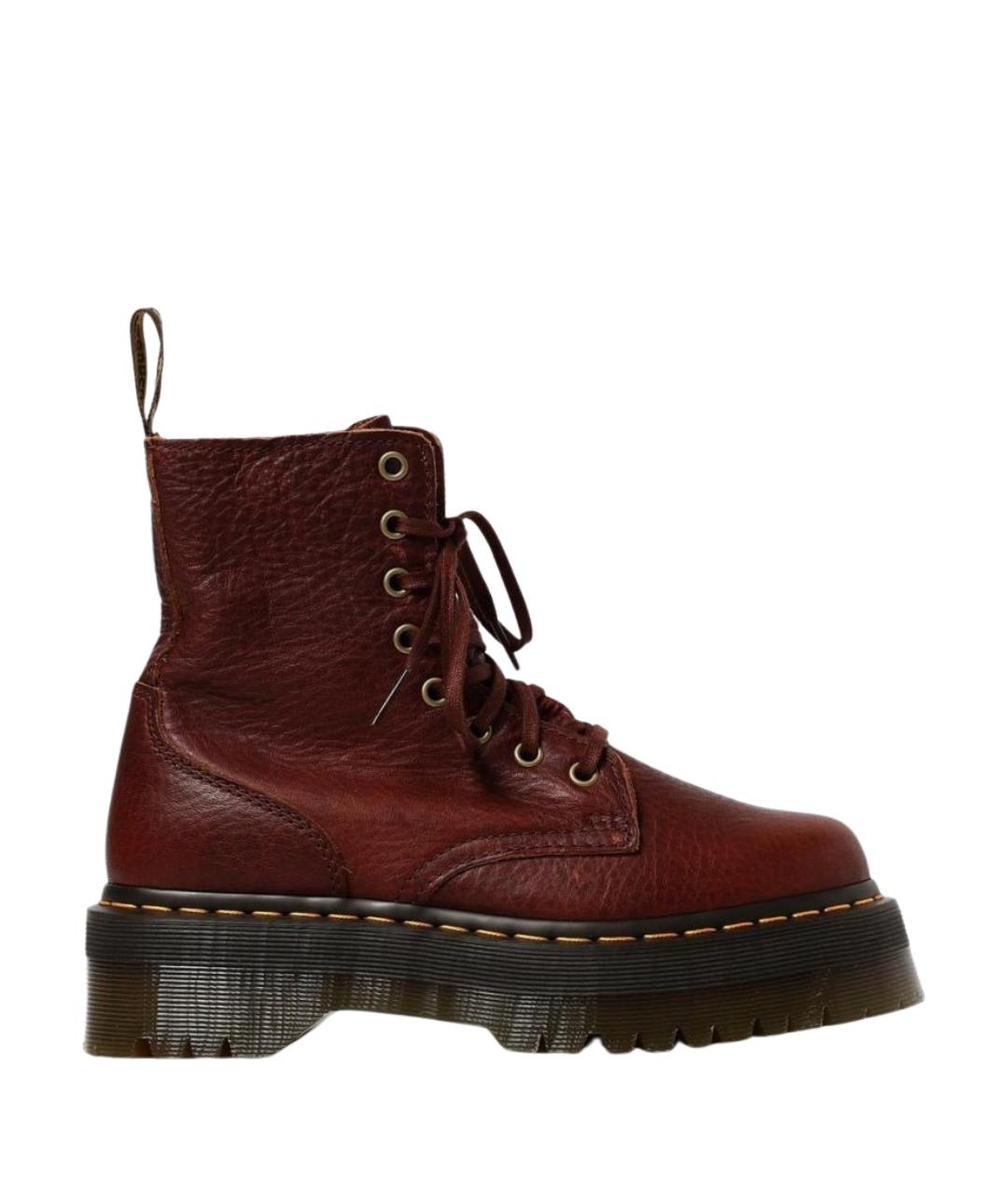 DR. MARTENS Коричневые кожаные ботинки, фото 1