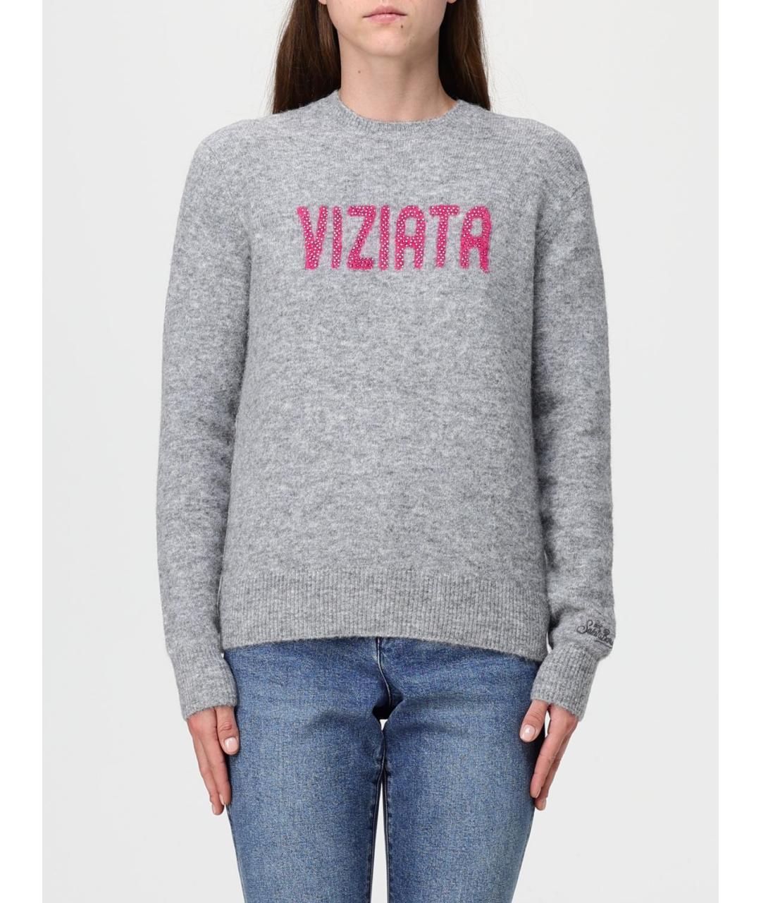 MC2 SAINT BARTH Серый шерстяной джемпер / свитер, фото 4