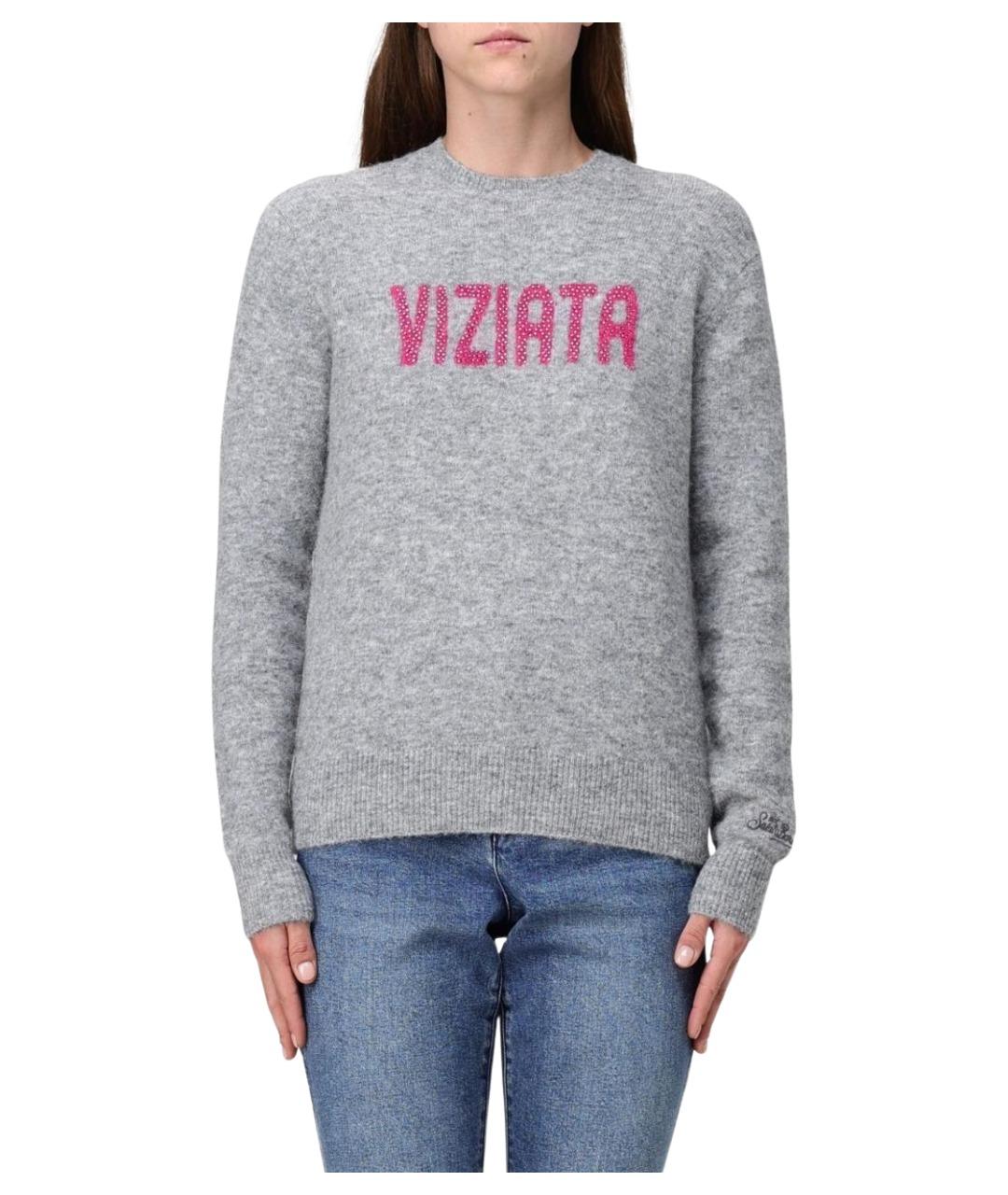 MC2 SAINT BARTH Серый шерстяной джемпер / свитер, фото 5