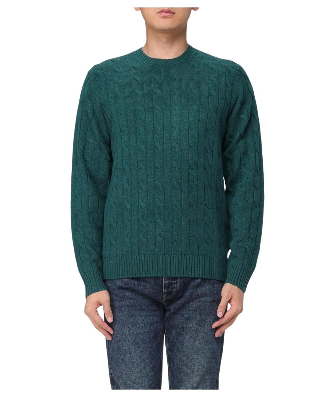 MC2 SAINT BARTH Зеленый шерстяной джемпер / свитер, фото 1