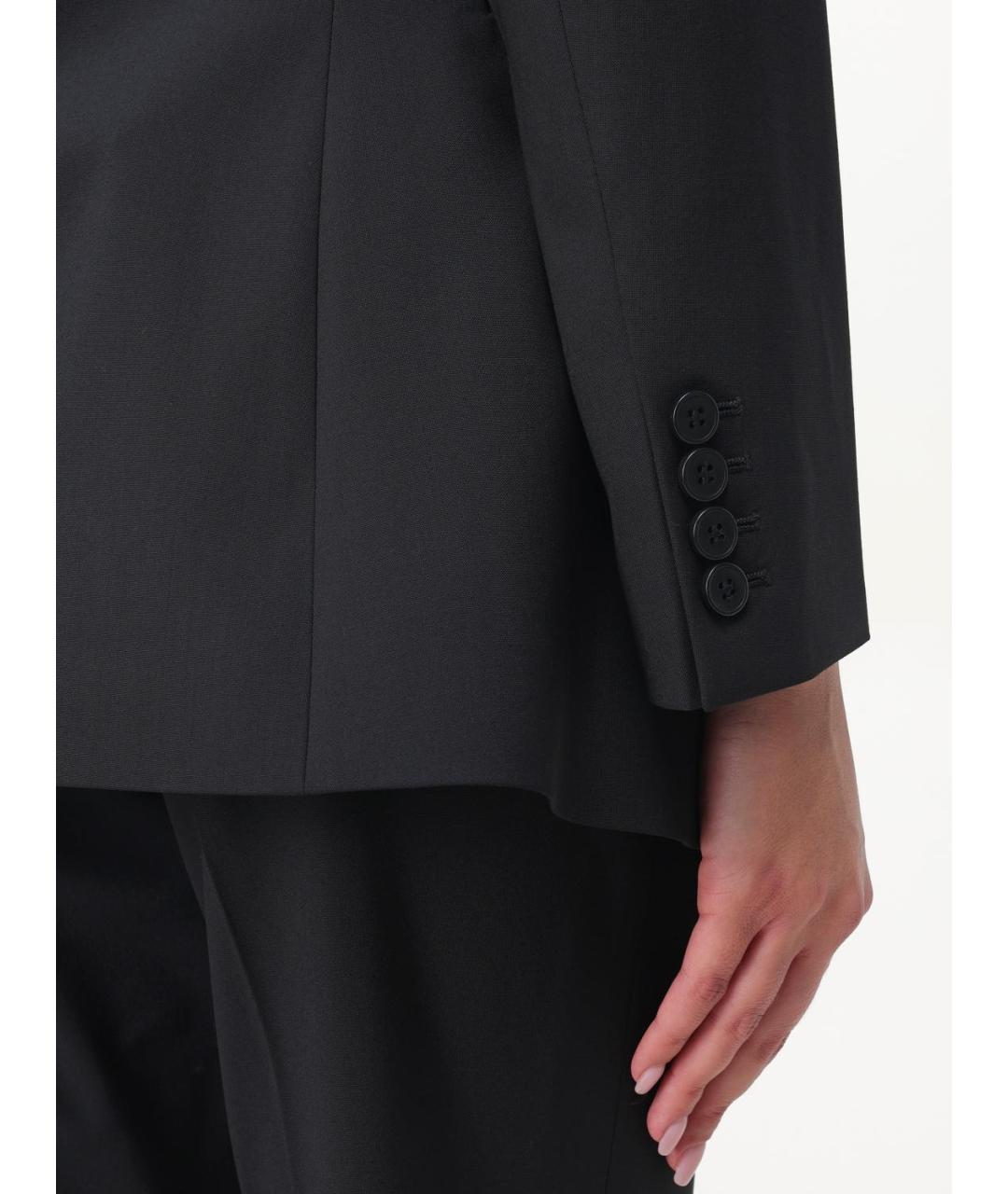 THEORY Черный шерстяной жакет/пиджак, фото 6