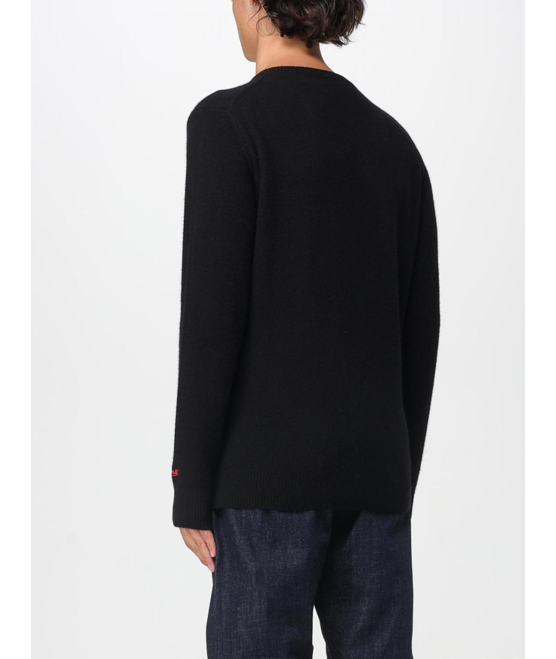 MC2 SAINT BARTH Черный шерстяной джемпер / свитер, фото 2