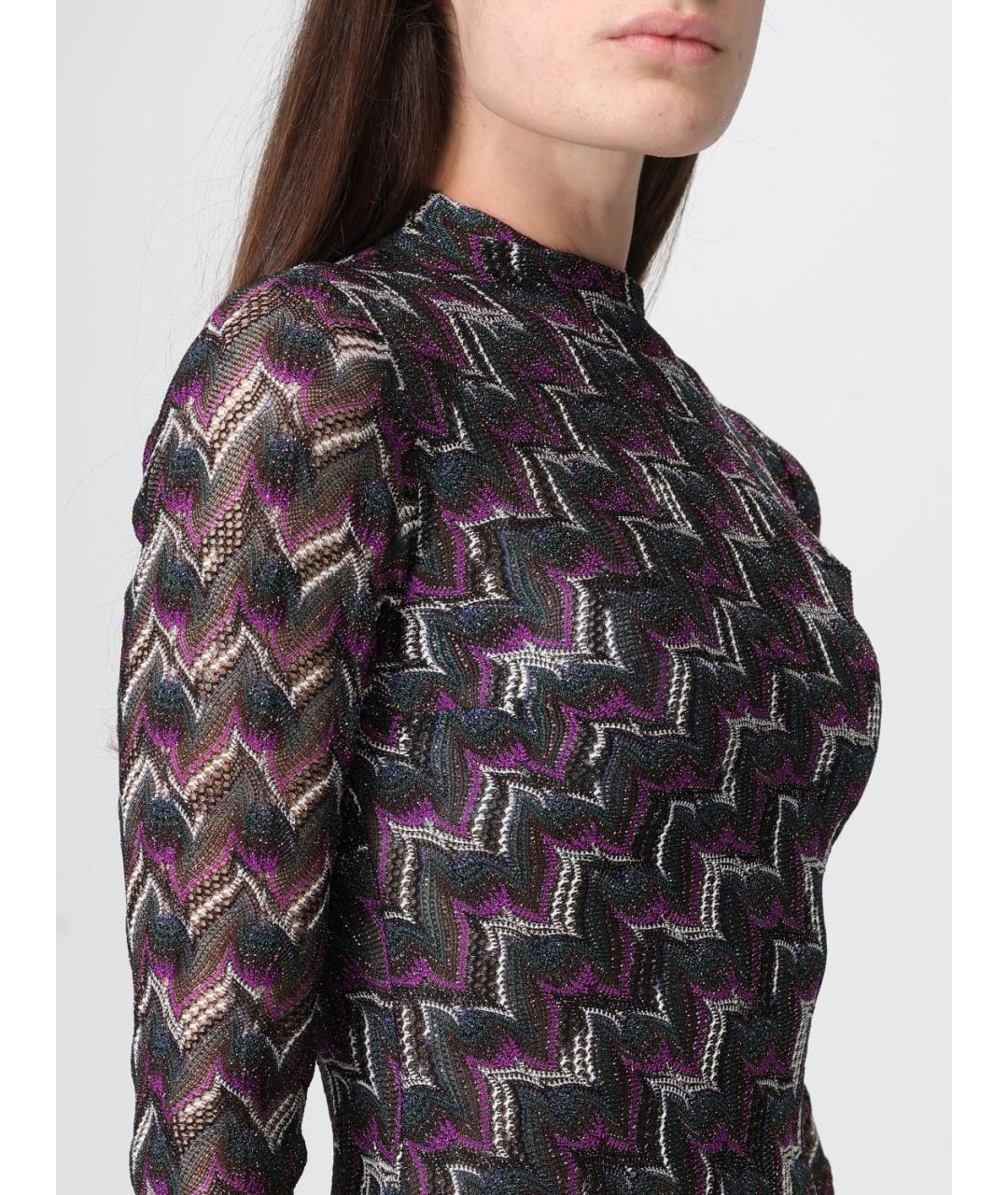MISSONI Мульти вискозное платье, фото 4
