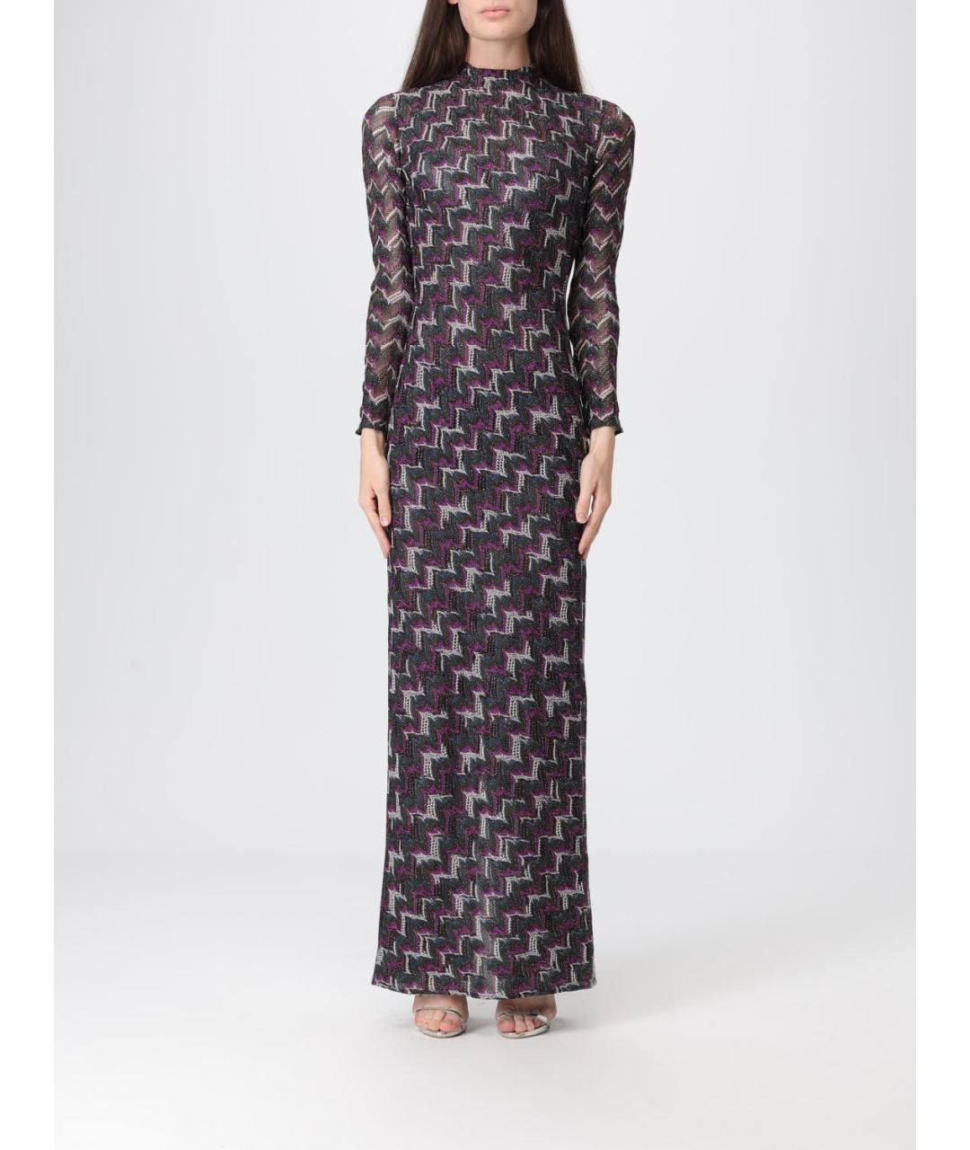 MISSONI Мульти вискозное платье, фото 5