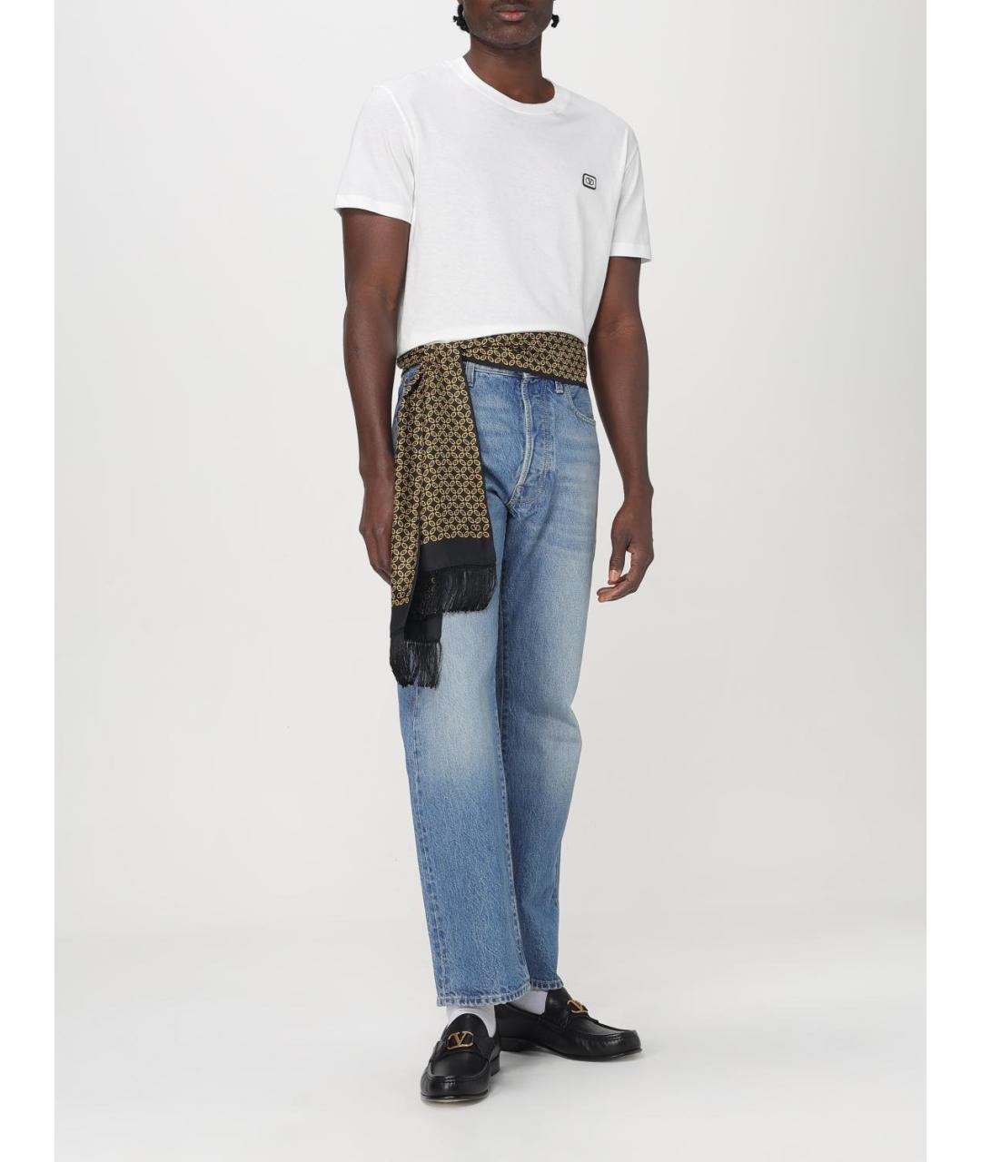 VALENTINO Белая хлопковая футболка, фото 2