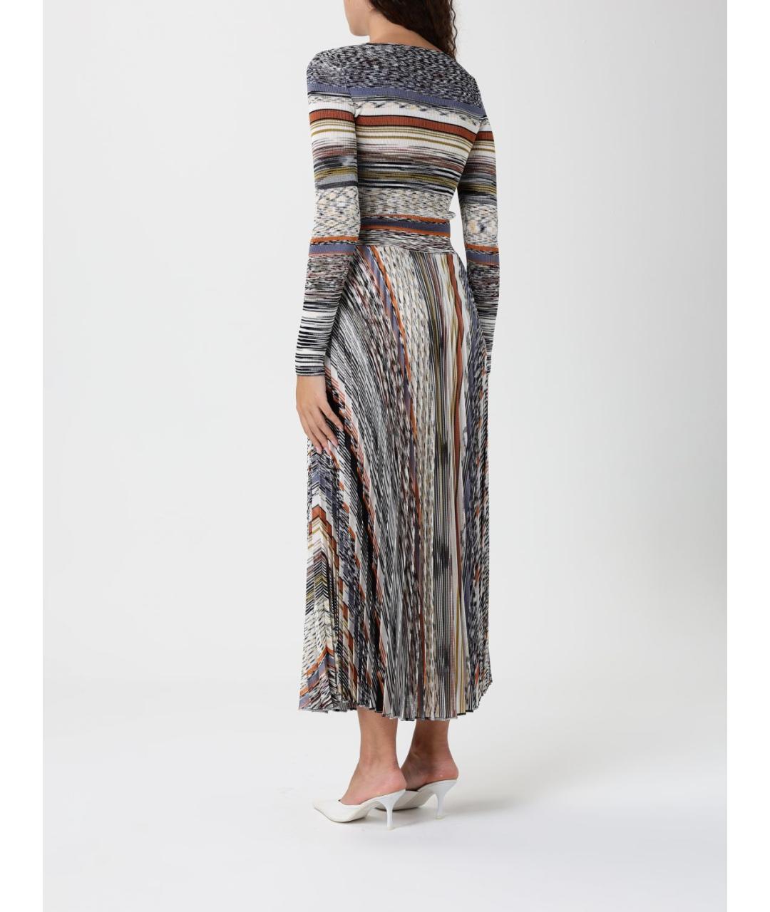 MISSONI Мульти вискозное повседневное платье, фото 2