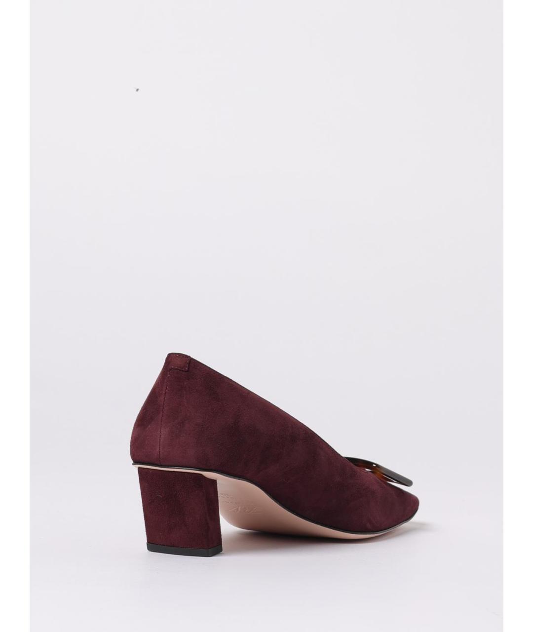 ROGER VIVIER Коричневые кожаные туфли, фото 3