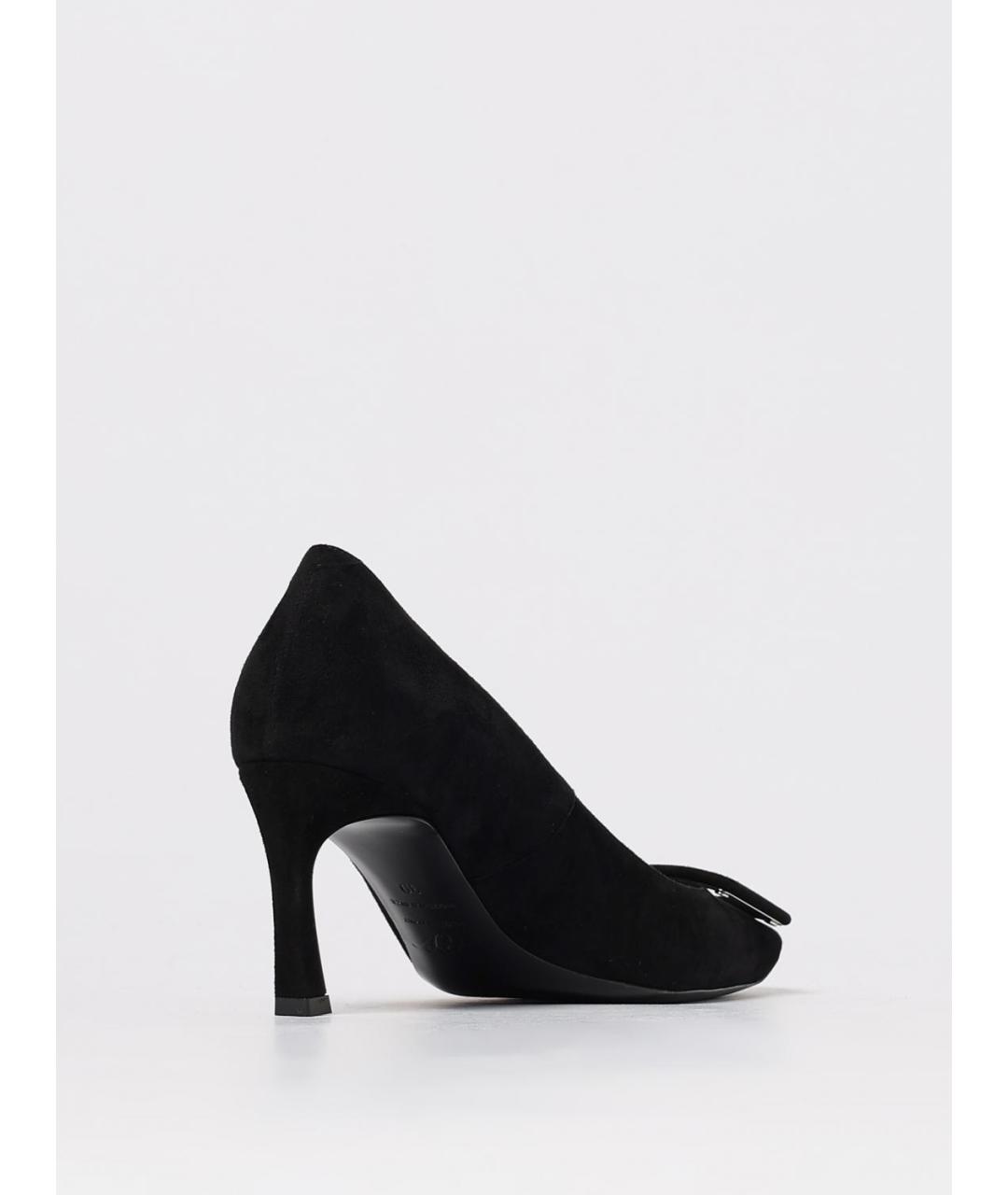 ROGER VIVIER Черные кожаные туфли, фото 3