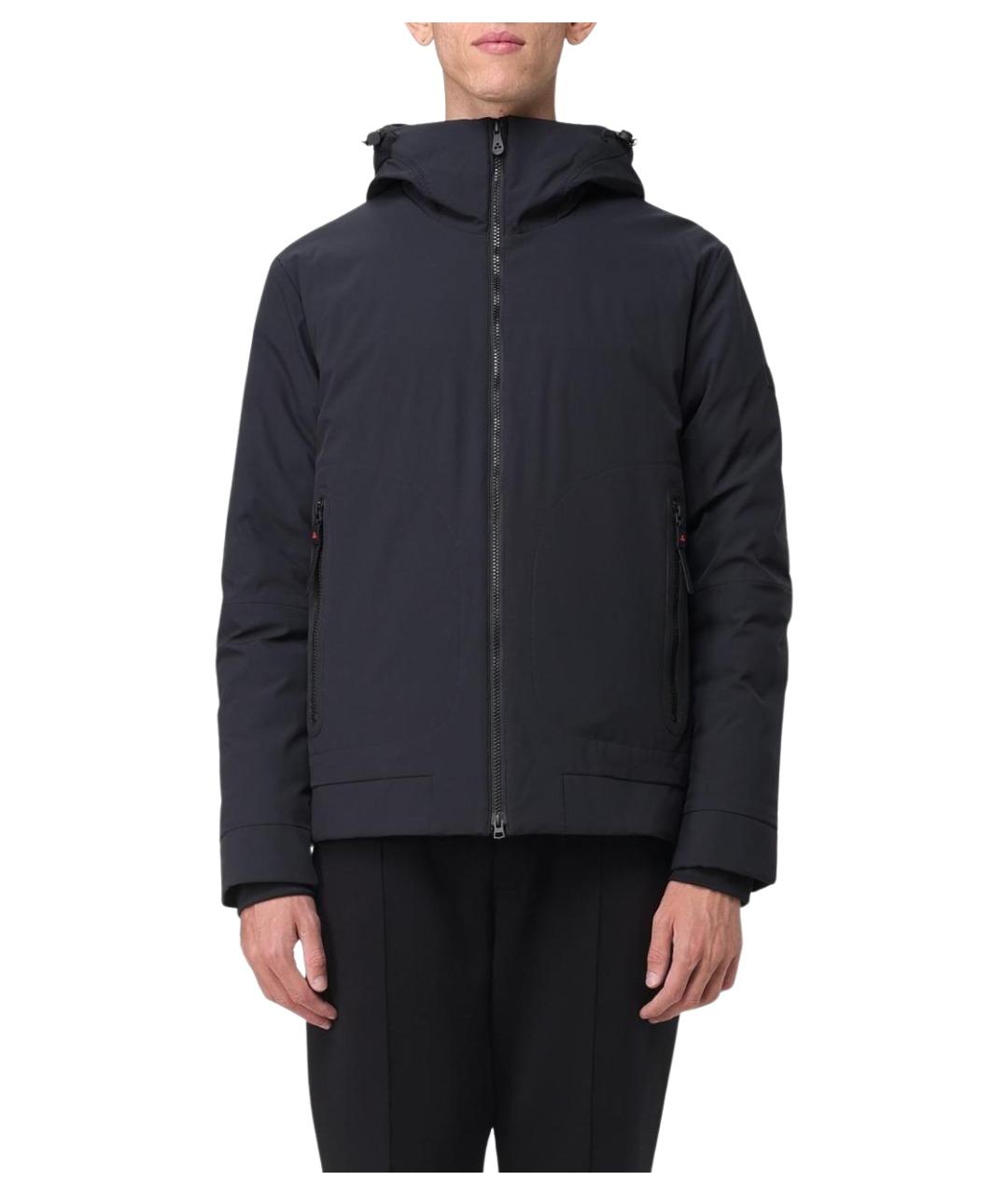 PEUTEREY Черная полиэстеровая куртка, фото 1