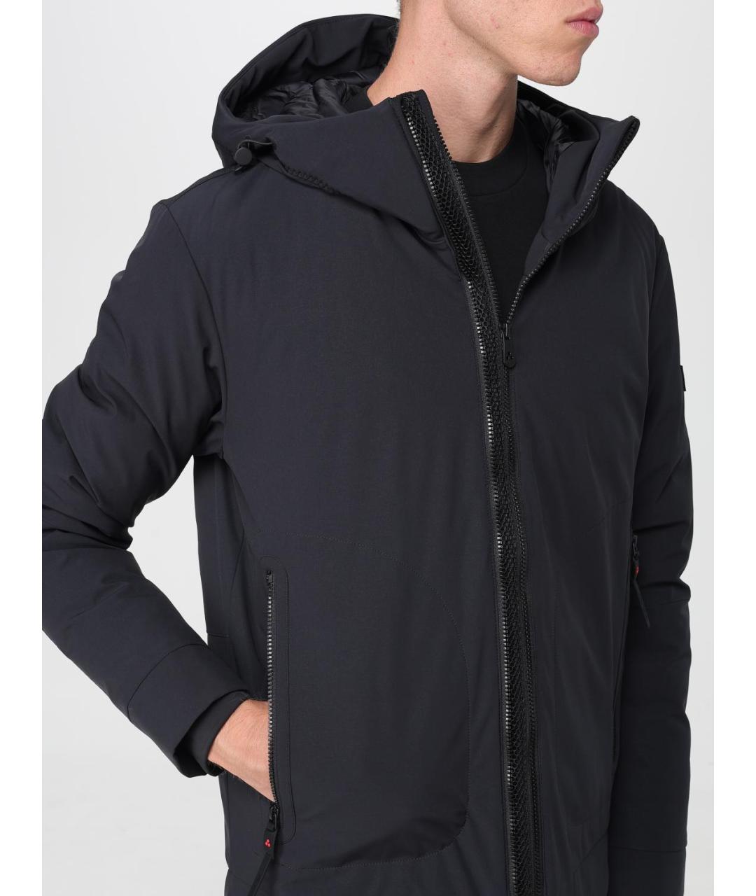 PEUTEREY Черная полиэстеровая куртка, фото 4