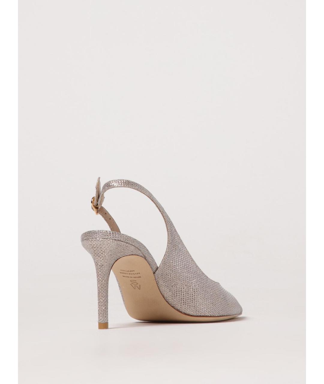 STUART WEITZMAN Бежевые кожаные туфли, фото 3