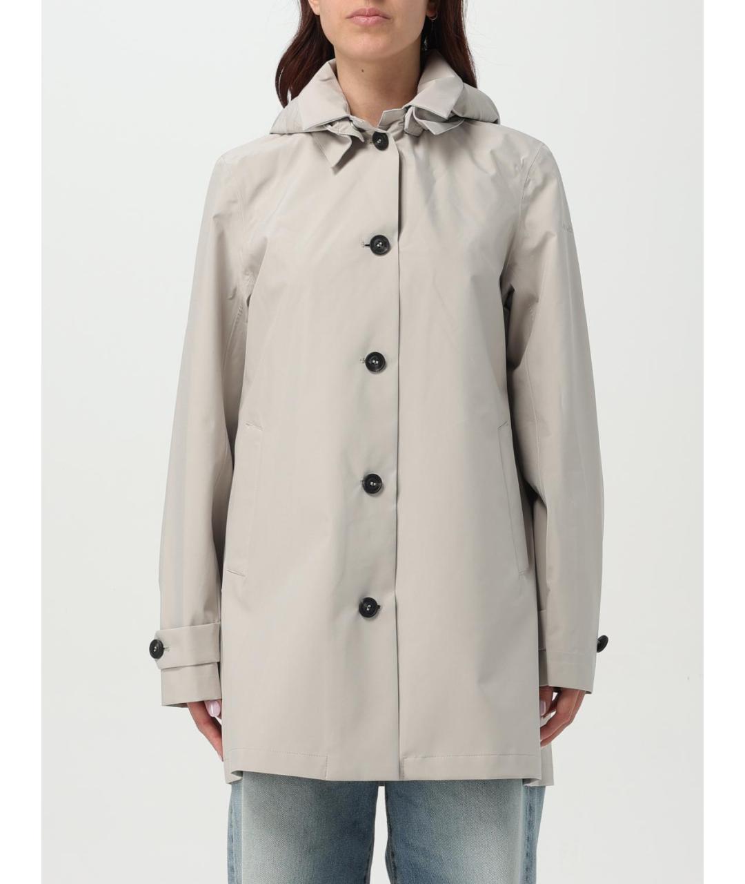 SAVE THE DUCK Бежевая полиэстеровая куртка, фото 2