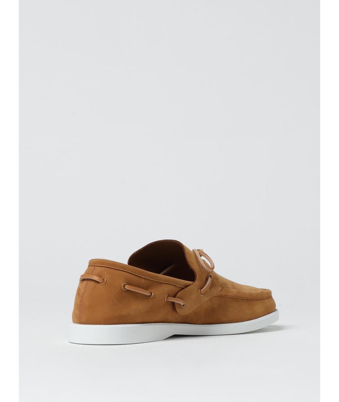 MARNI Коричневые кожаные лоферы, фото 3