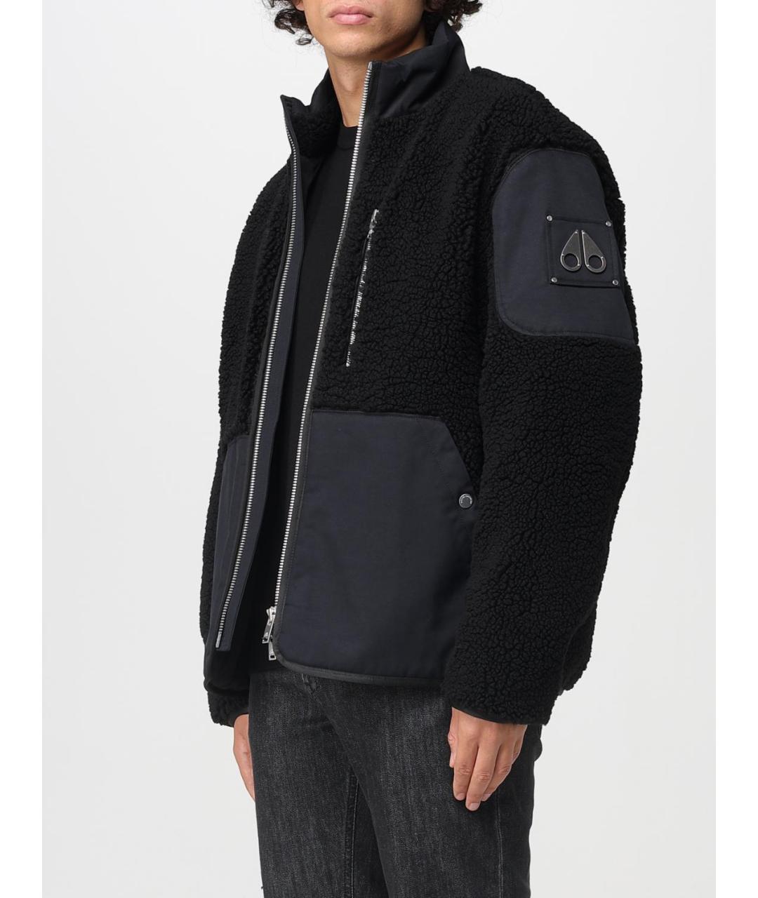 MOOSE KNUCKLES Черная полиэстеровая куртка, фото 4