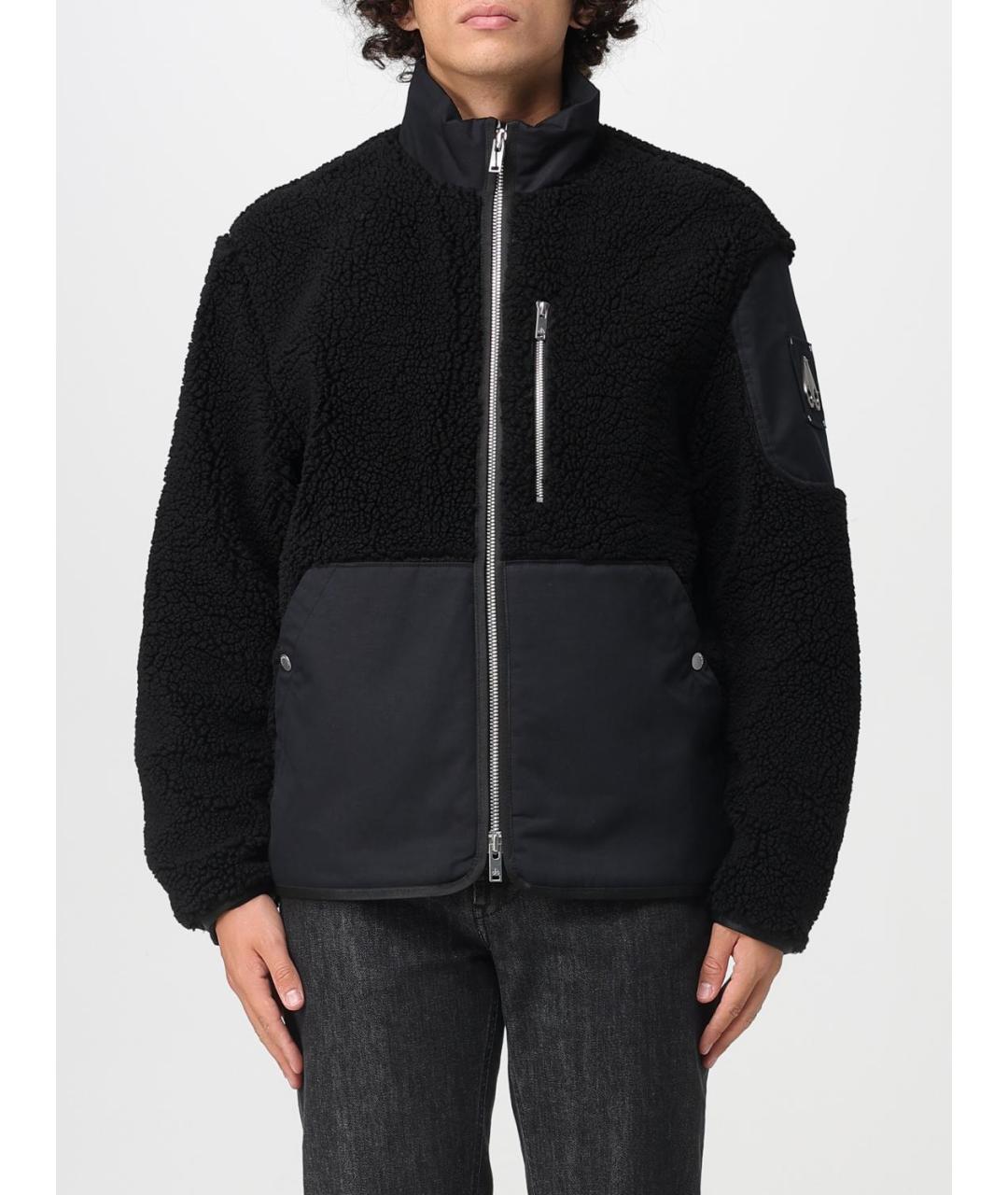 MOOSE KNUCKLES Черная полиэстеровая куртка, фото 2