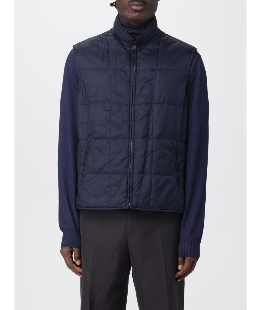 FAY Темно-синий шерстяной пиджак, фото 5