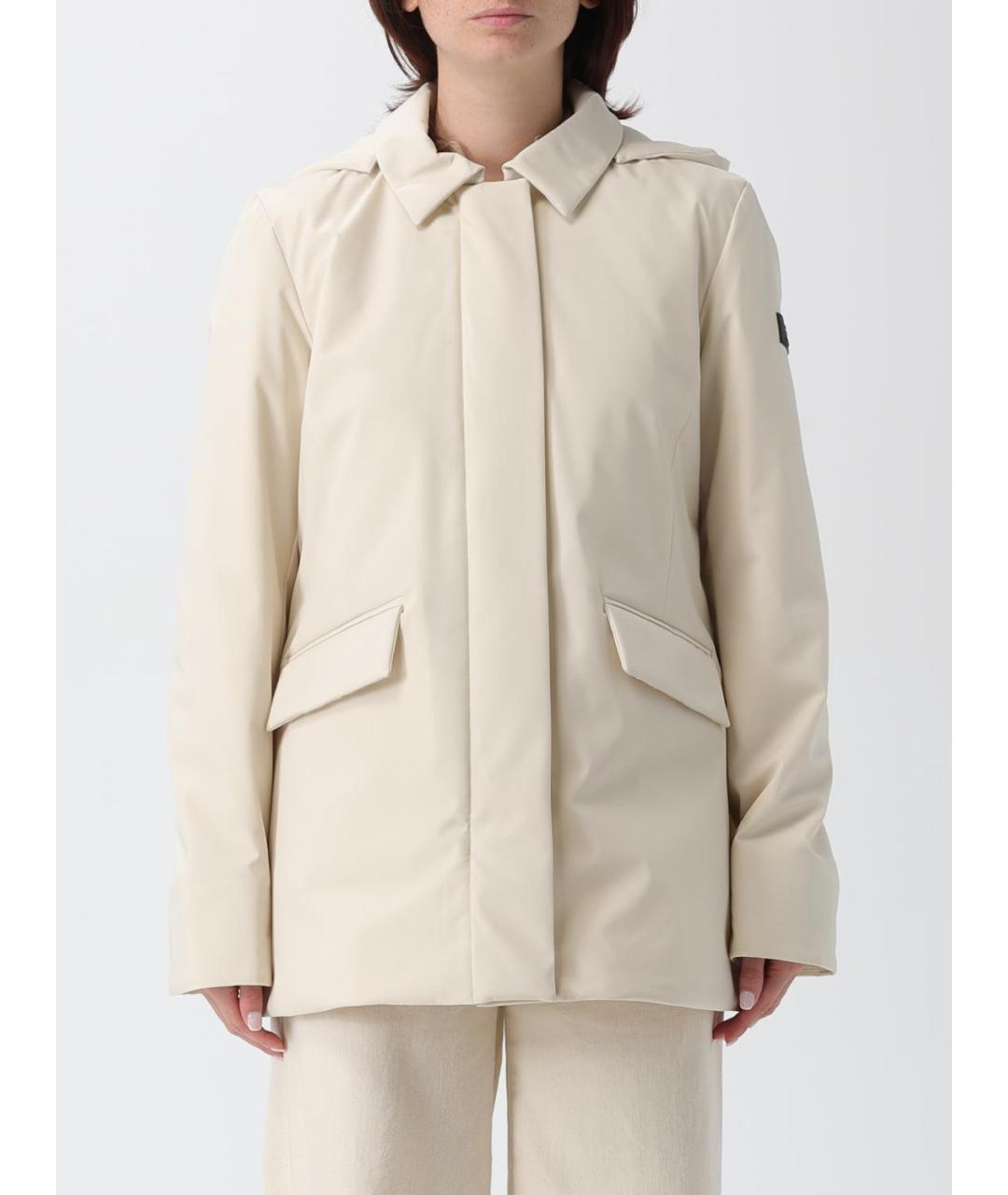 PEUTEREY Бежевая полиамидовая парка, фото 5