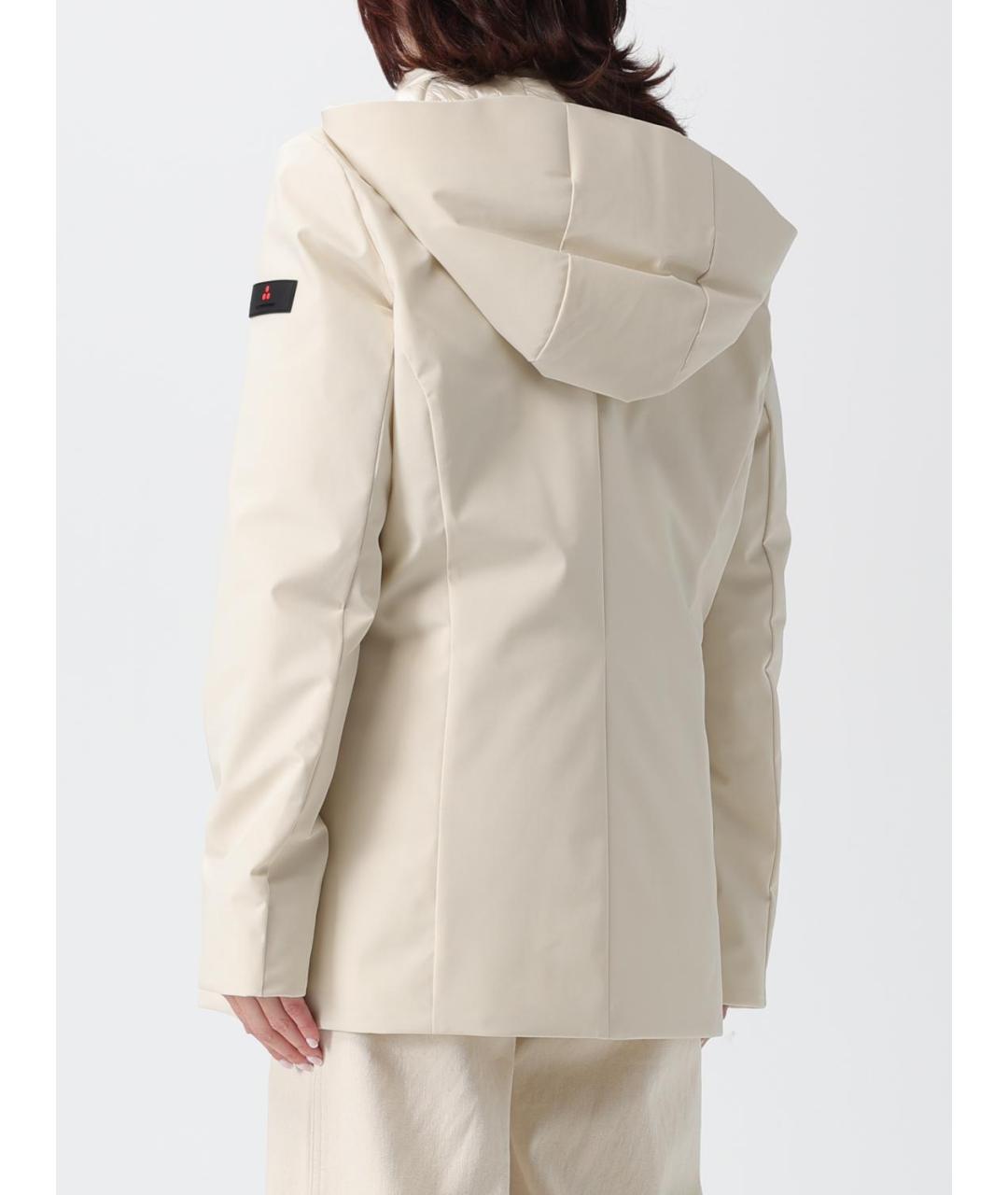 PEUTEREY Бежевая полиамидовая парка, фото 2