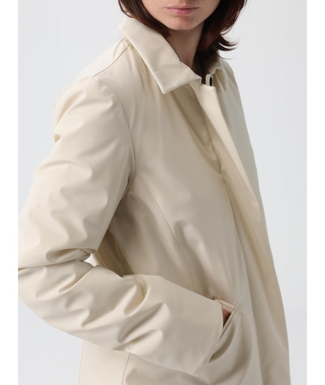 PEUTEREY Бежевая полиамидовая парка, фото 4