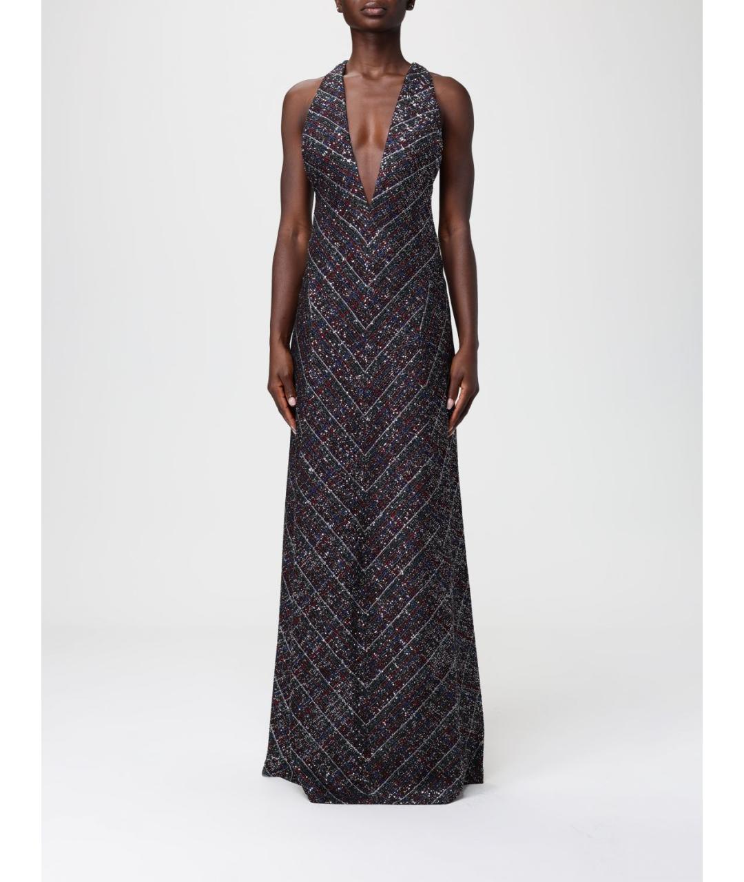 MISSONI Черное вискозное вечернее платье, фото 5