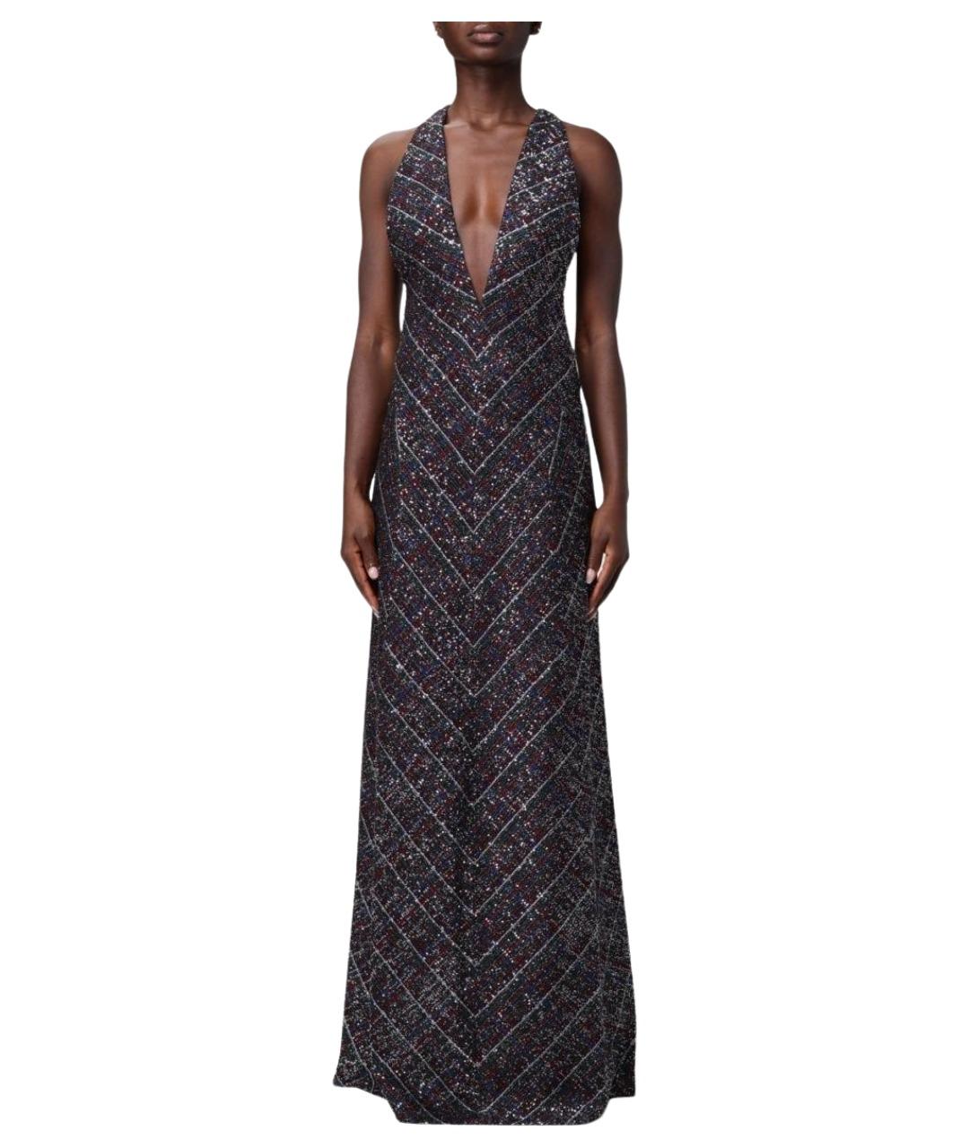 MISSONI Черное вискозное вечернее платье, фото 1