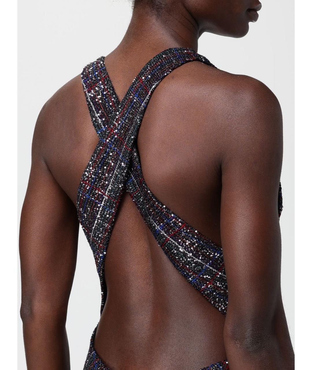 MISSONI Черное вискозное вечернее платье, фото 4