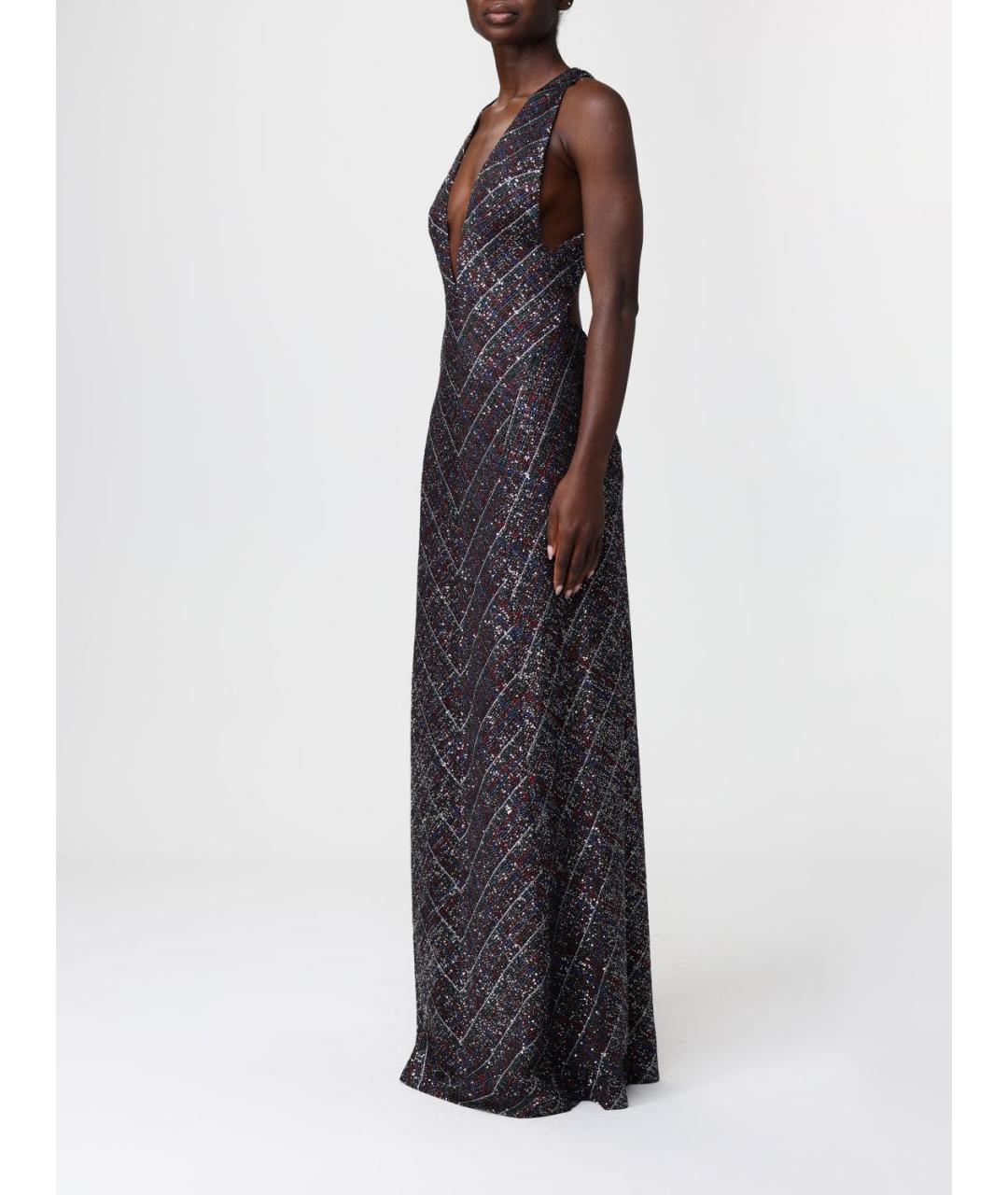 MISSONI Черное вискозное вечернее платье, фото 3