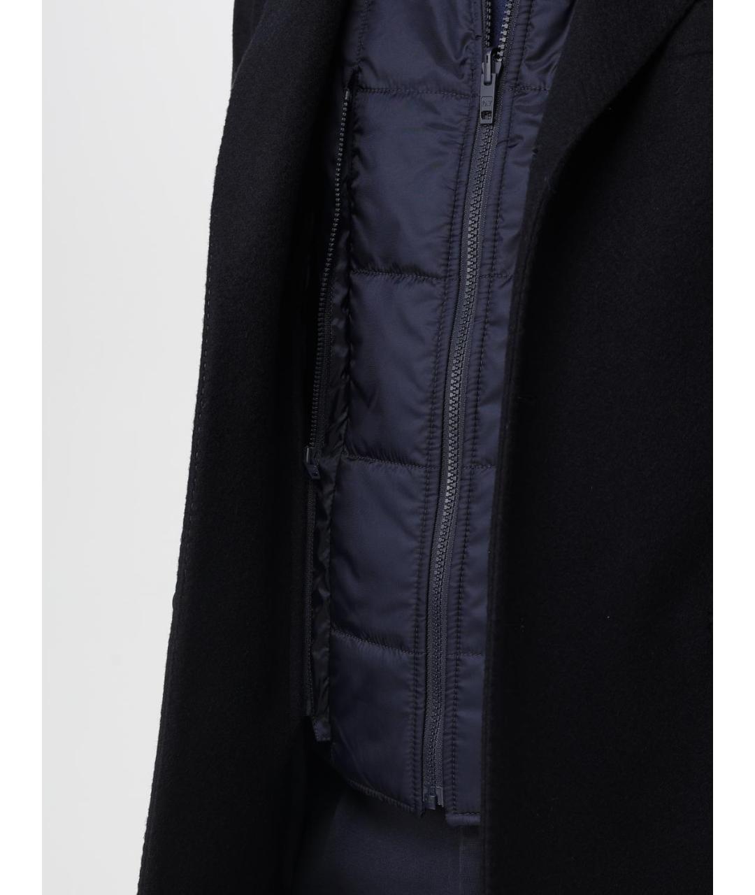 FAY Темно-синее шерстяное пальто, фото 4