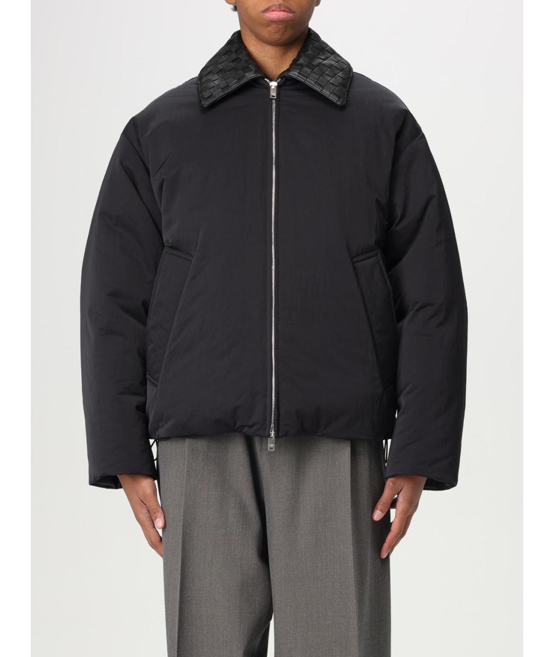 BOTTEGA VENETA Черная полиамидовая куртка, фото 2