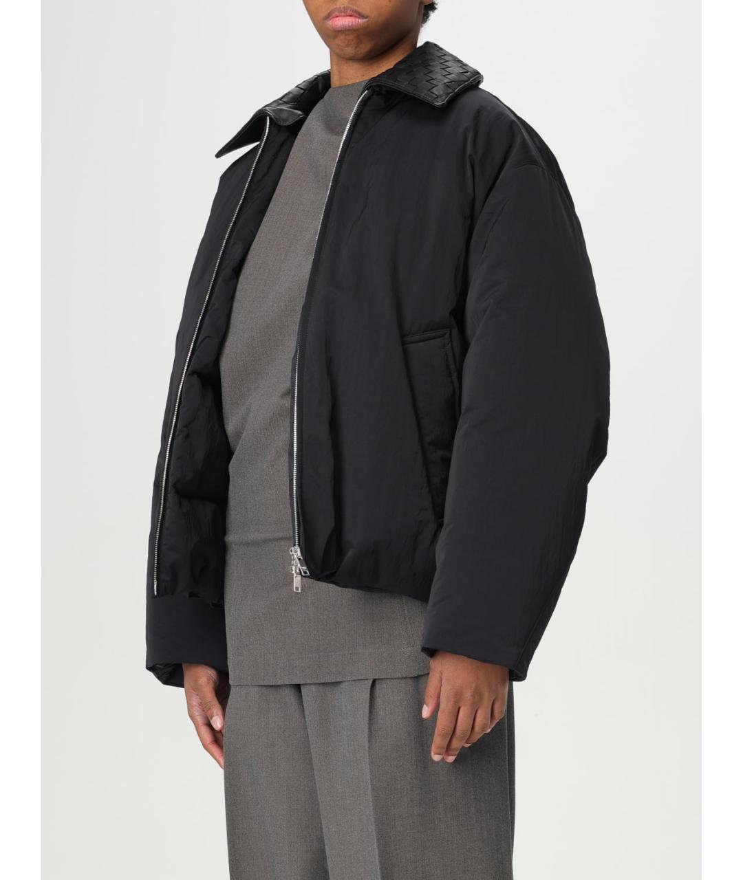 BOTTEGA VENETA Черная полиамидовая куртка, фото 5