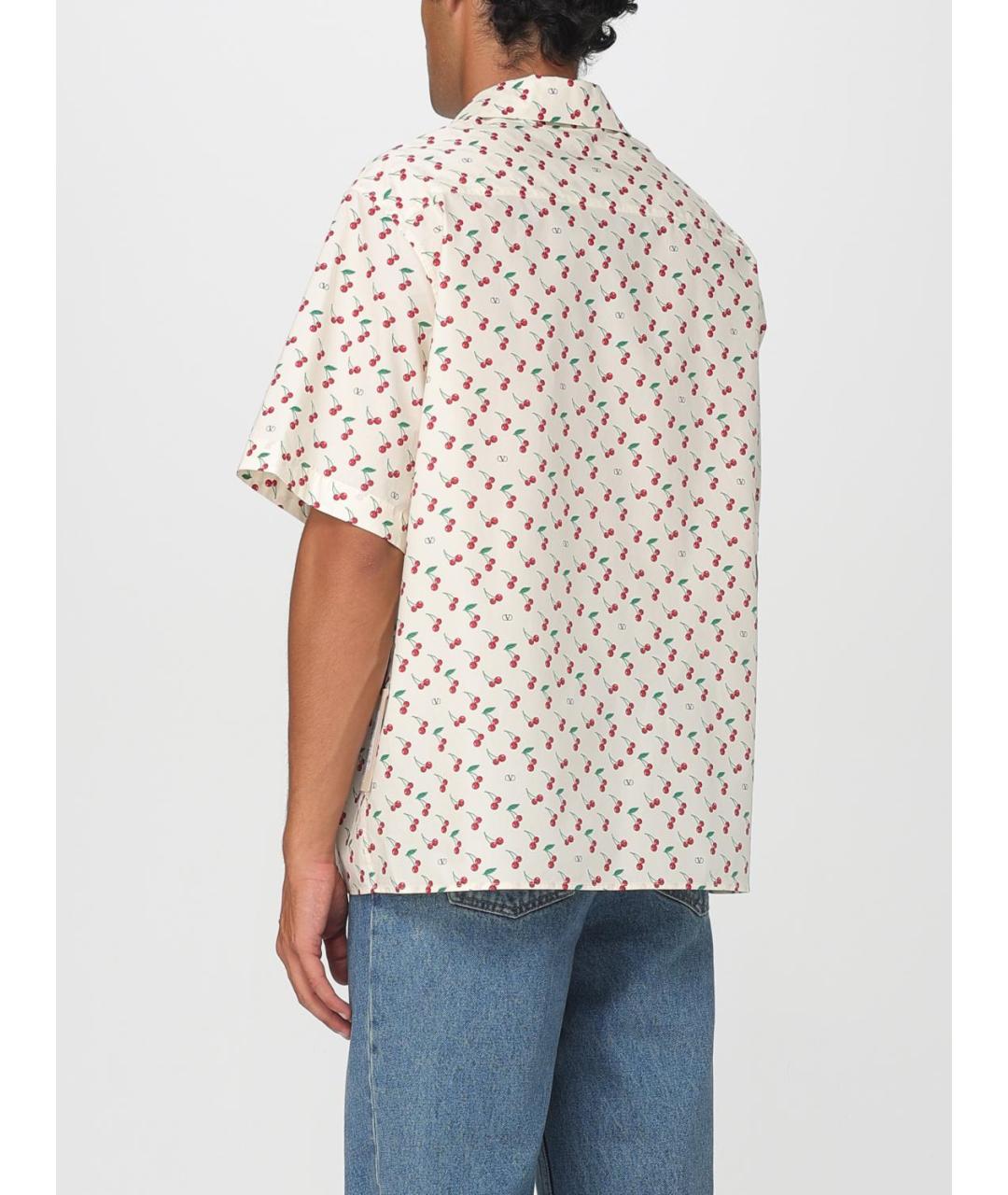 VALENTINO Мульти хлопковая кэжуал рубашка, фото 4