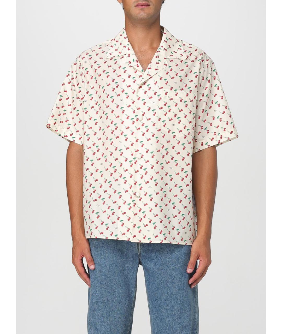 VALENTINO Мульти хлопковая кэжуал рубашка, фото 2