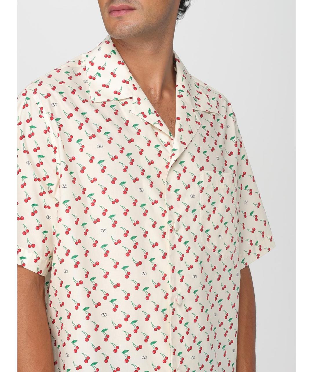 VALENTINO Мульти хлопковая кэжуал рубашка, фото 6