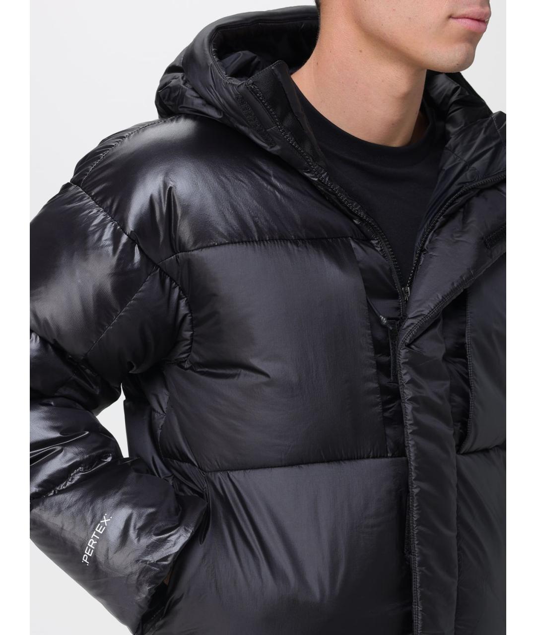 THE NORTH FACE Черный полиамидовый пуховик, фото 4