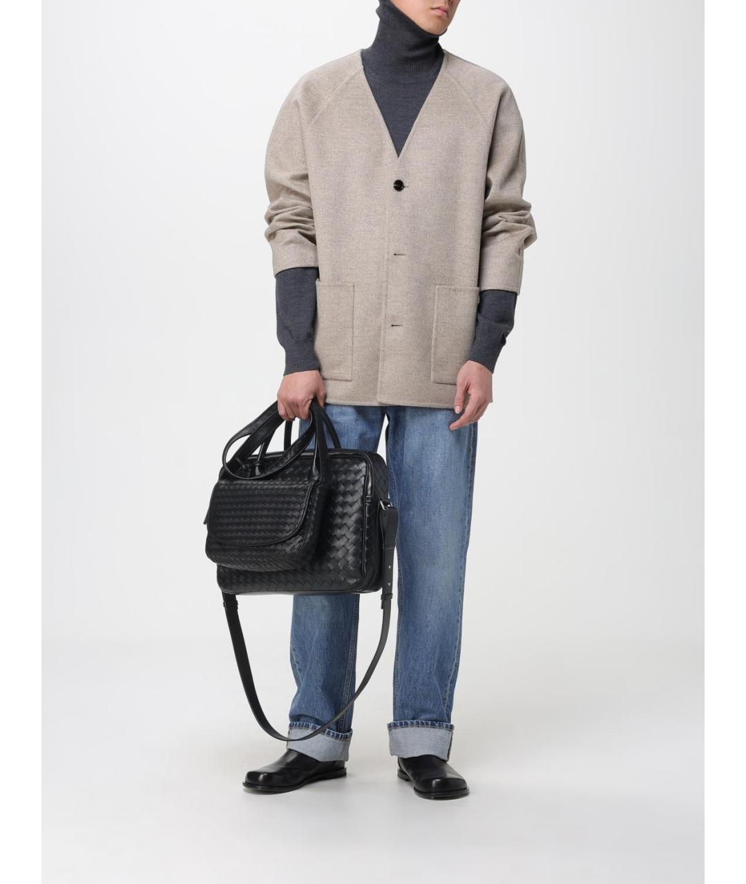 BOTTEGA VENETA Бежевое шерстяное пальто, фото 2