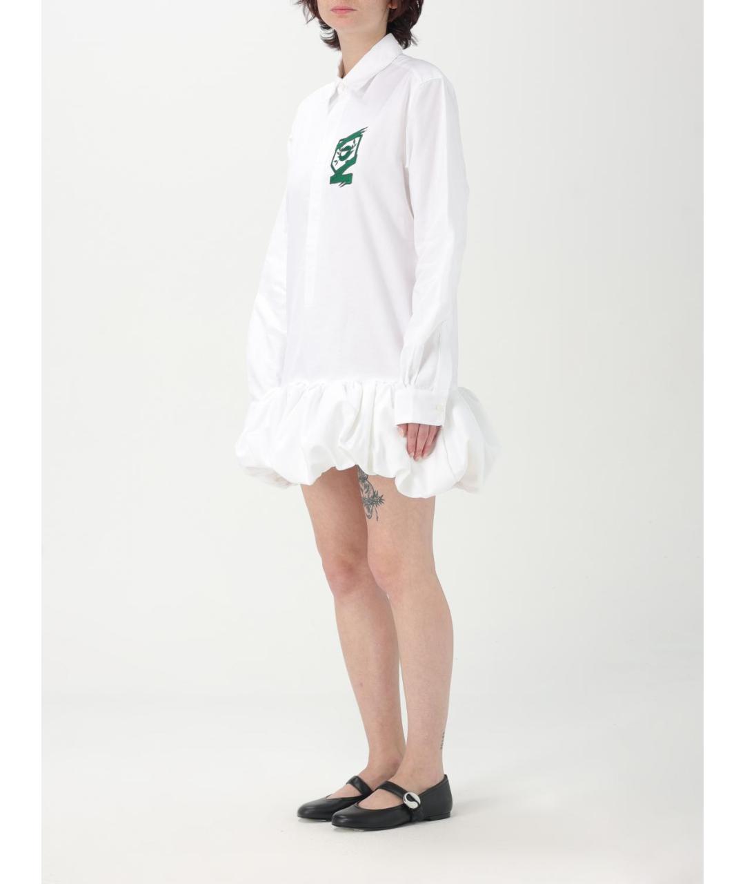 COPERNI Белое хлопковое повседневное платье, фото 4