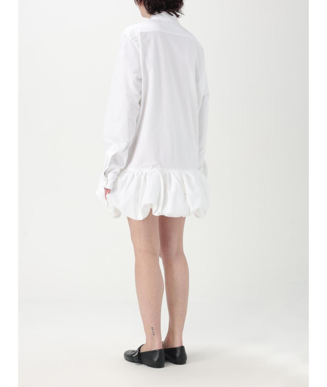 COPERNI Белое хлопковое повседневное платье, фото 3