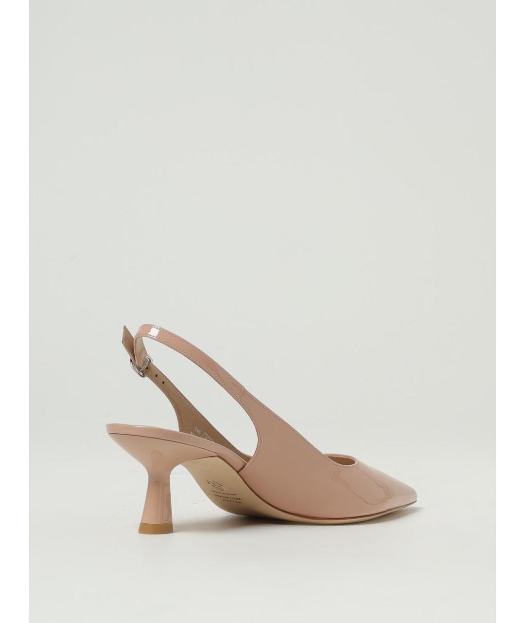 STUART WEITZMAN Бежевые кожаные туфли, фото 3